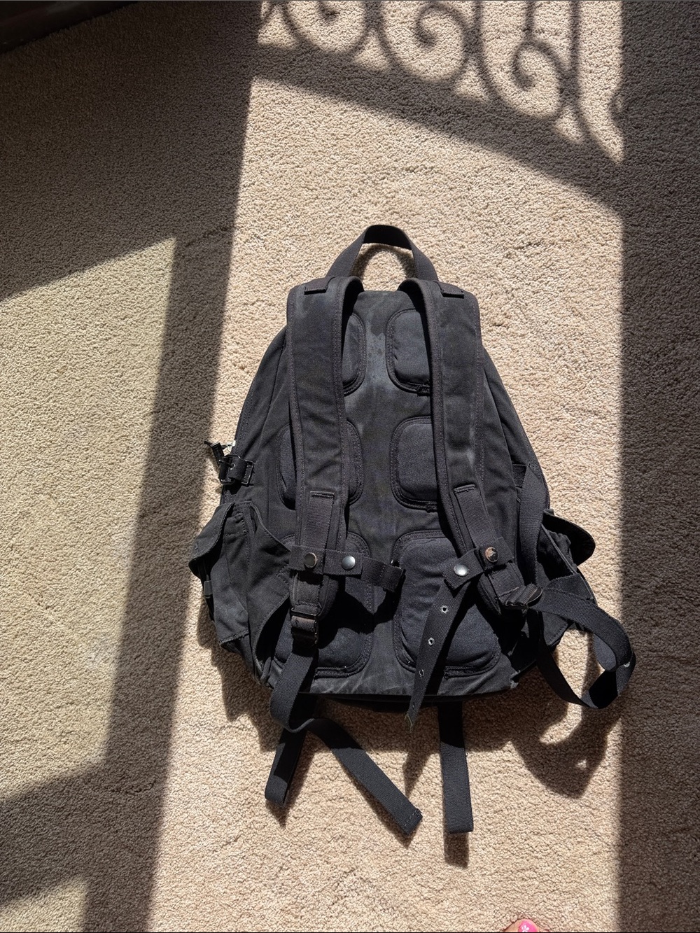 Vans Black Canvas Utility Backpack - Picture 2 of 4